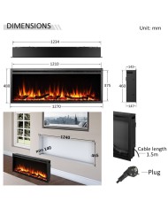 Richen Insert 127 Ηλεκτρικό Τζάκι