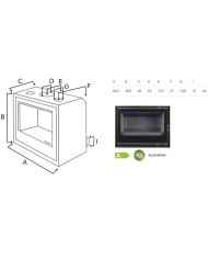 Bellido Llama Cristal 80 Ενεργειακό Τζάκι Ξύλου
