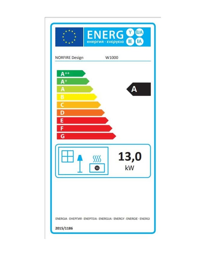 Norfire W1000 Ενεργειακό Τζάκι Ξύλου