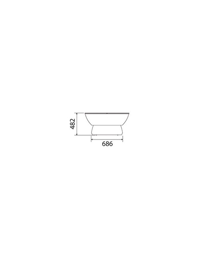 HERGOM FIRE PIT ME XΑΜΗΛΗ ΒΑΣΗ