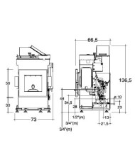 CAMINETTI MONTEGRAPPA MB PELLET W 23KW