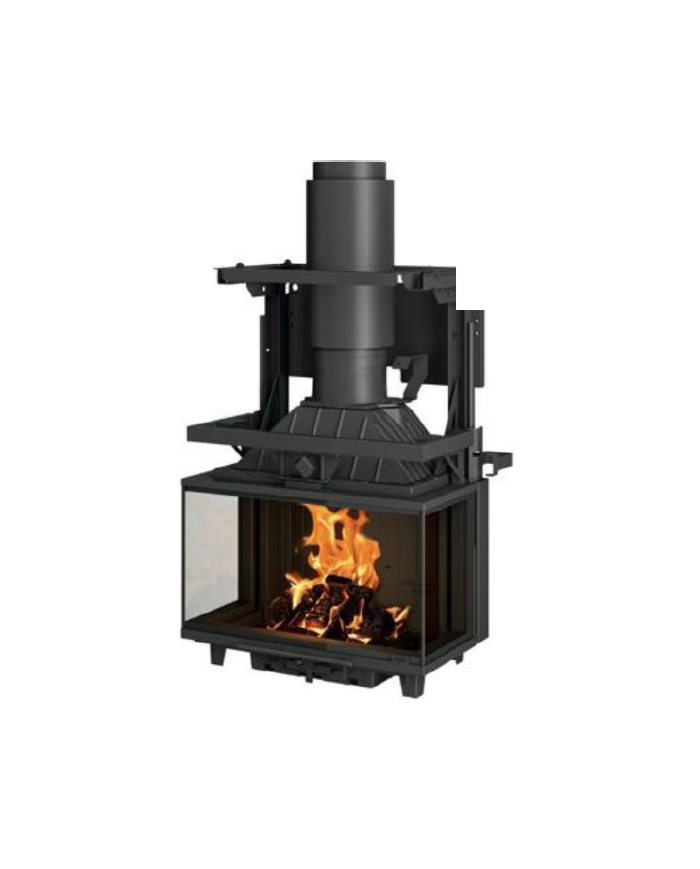 CHEMINEE GODIN INSERT 796 3V PORTE RELEVABLE