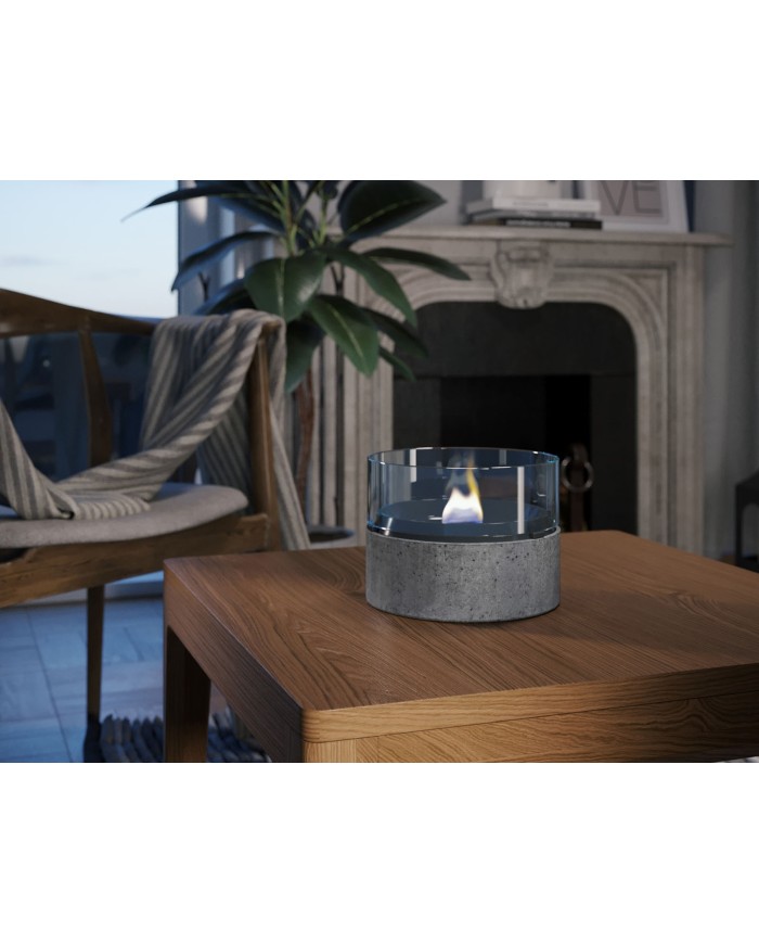 ΤΖΆΚΙΑ & ΕΣΤΊΕΣ ΦΩΤΙΆΣ ΕΣΩΤΕΡΙΚΏΝ ΧΏΡΩΝ CAFE 18 LAVA GREY TENDERFLAME TF-0410010