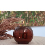 ΤΖΆΚΙΑ & ΕΣΤΊΕΣ ΦΩΤΙΆΣ ΕΣΩΤΕΡΙΚΏΝ ΧΏΡΩΝ GLOBUS CANDLE 10 AMBER TF-600936