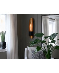 Εστία Φωτιάς Cycloflame Wall Tenderflame - 16.6x81x17.5cm - Gold