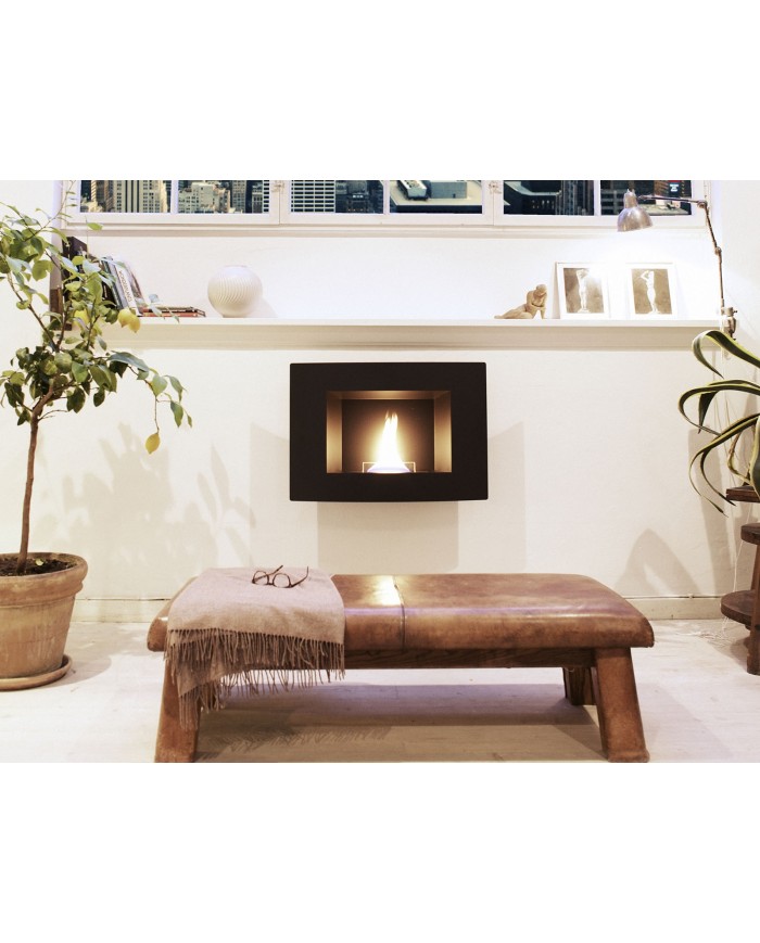 Tζάκι Wall Tenderflame - 82x23x60cm - Black