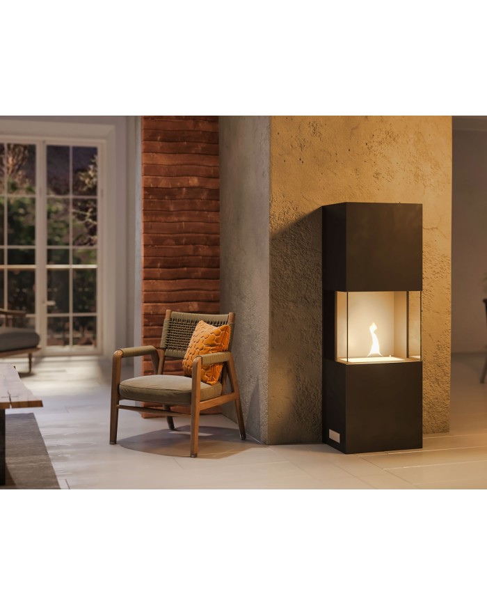 Τζάκι Indie Tenderflame - 50x34x170cm - Black