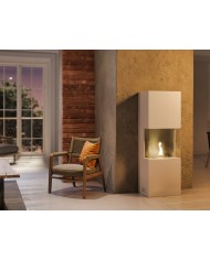 Τζάκι Indie Tenderflame - 50x34x170cm - White