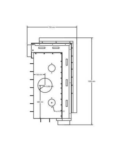 A.caminetti Quattro 100 R Ενεργειακό Τζάκι Ξύλου