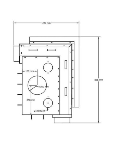 A.caminetti Quattro 80 R Ενεργειακό Τζάκι Ξύλου