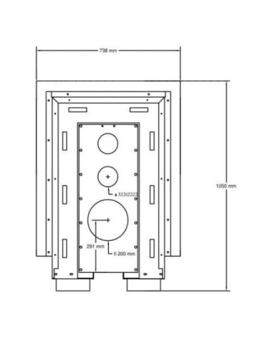 A.caminetti Crystal 3D 50x70 Ενεργειακό Τζάκι Ξύλου