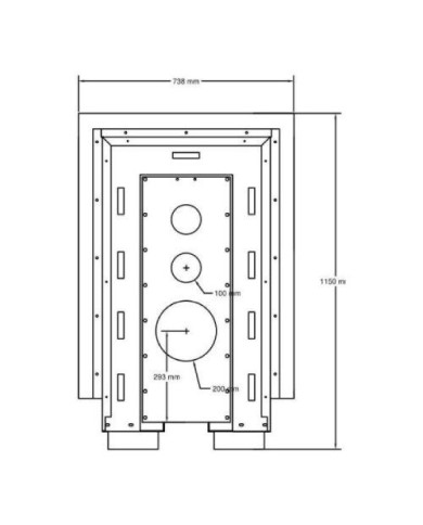 A.caminetti Crystal 3D MAX Ενεργειακό Τζάκι Ξύλου