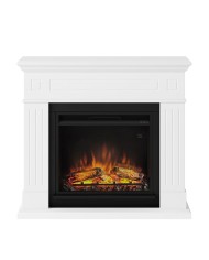 TAGU Larsen Ηλεκτρικό Τζάκι - Λευκό ματ